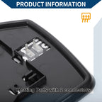 Heated Left Side Mirror Glass for Ford Escape (2008–2012)