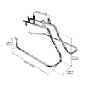 Saddlebag Conversion Brackets w/ Hardware for Harley Davidson Softail