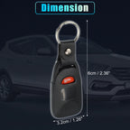 3 Button Keyless Entry Remote Key Shell Cover for Hyundai Kia (No Chip)
