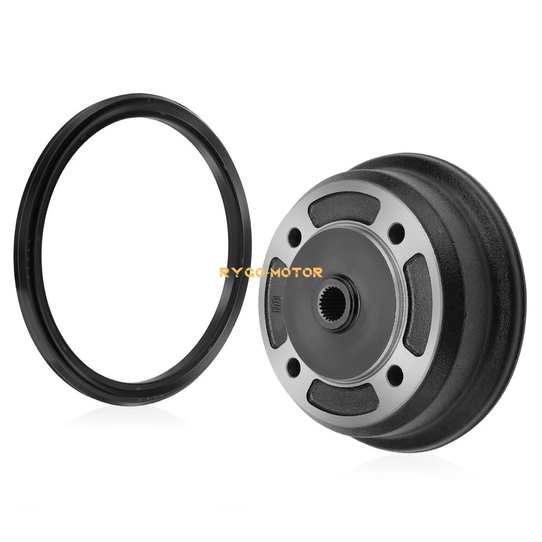 Rear Brake Drum Hub w/Seal for Kawasaki Mule 4000 4010 (2009–2024)