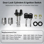 Ignition Switch & Door Lock Cylinders with Keys for Chevy GMC C/K (1988–1999)