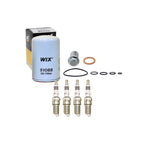 Wix Engine Oil Filter & NGK 4 Iridium IX Spark Plugs for W201 190E (1982–1993)