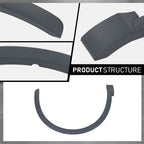 Front Fender Flare Wheel Arch Molding Trim for Audi Q3 (2015–2018)