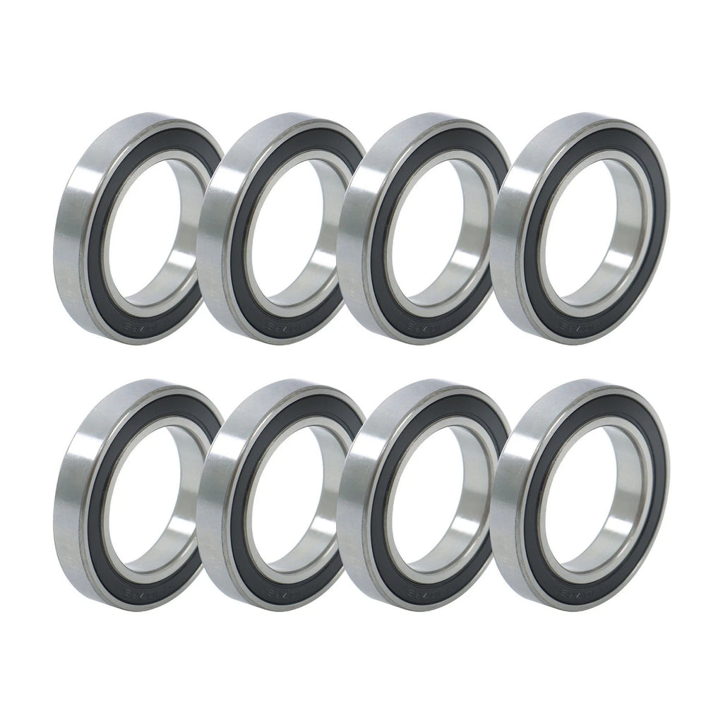 Set of 10 Deep Groove Ball Bearings 35x55x10mm Double Rubber Seals