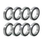 Set of 10 Deep Groove Ball Bearings 35x55x10mm Double Rubber Seals
