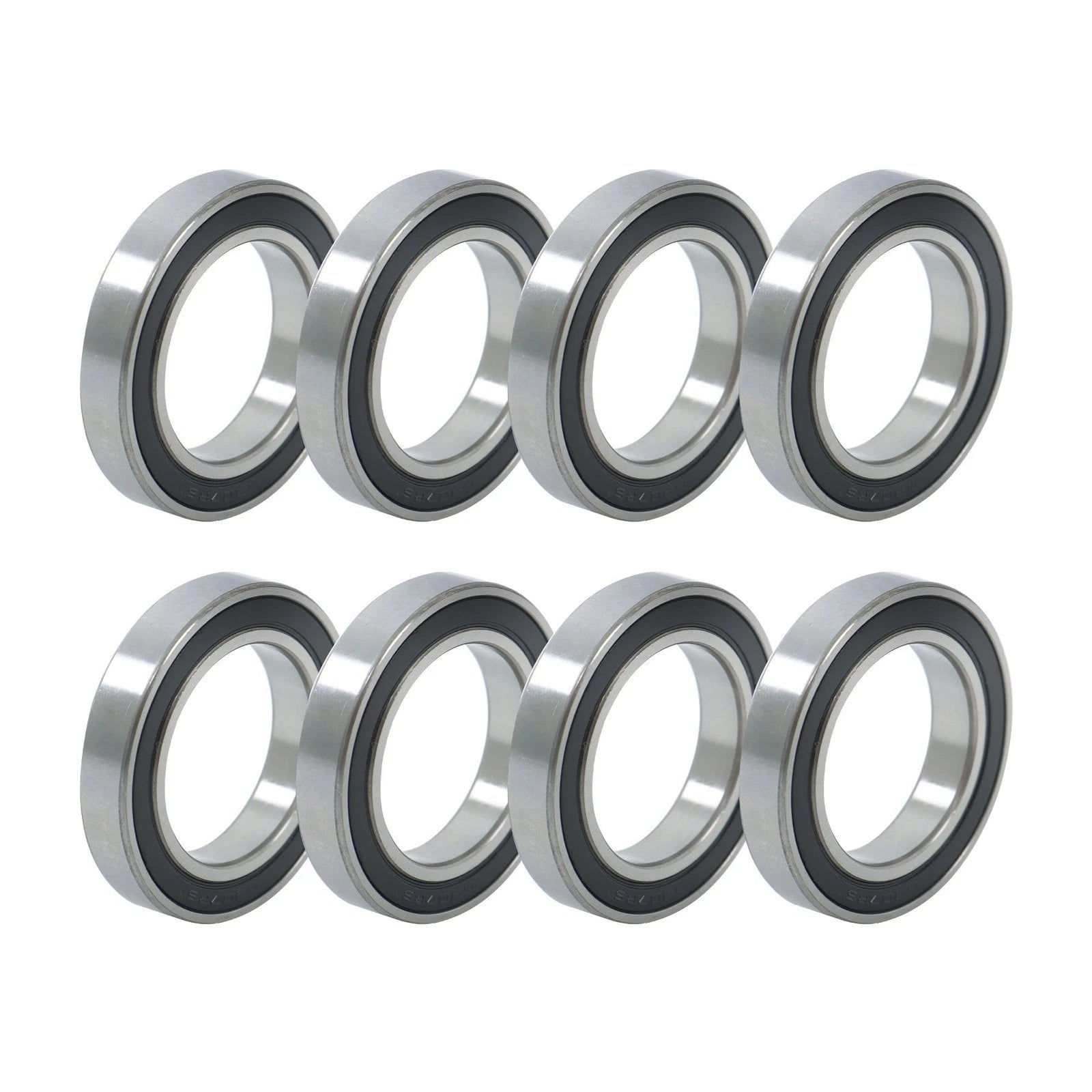 Set of 10 Deep Groove Ball Bearings 35x55x10mm Double Rubber Seals