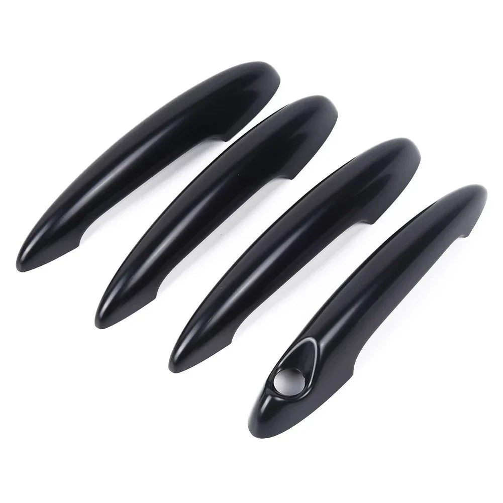 4x Gloss Black Door Handle Cover Trim for R60 COUNTRYMAN Cooper S (2011–2016)