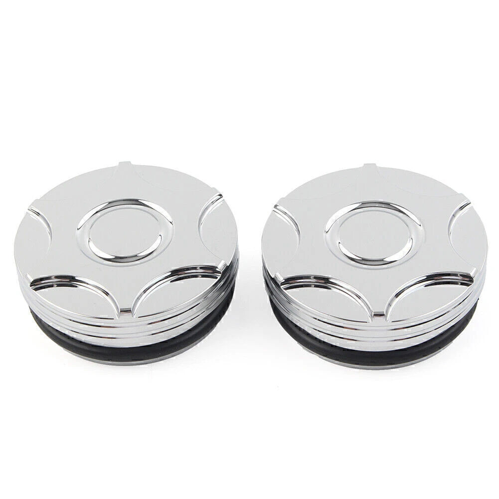 2 Pcs CNC Swingarm Pivot Bolt Covers for Harley V-Rod (2006–2017)