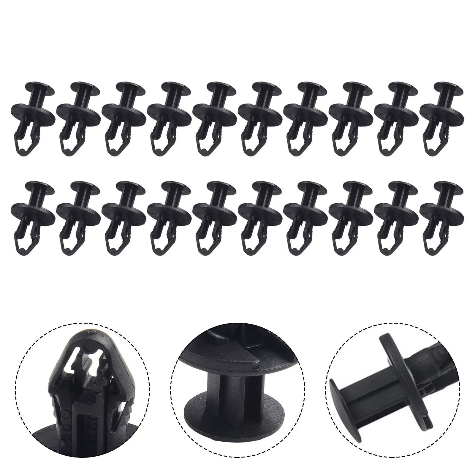 Set of 10 Undertray Rivets 1128034-00-B for Tesla Model 3 (2017)