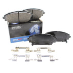 Set of 4 Akebono ProACT Front Ceramic Brake Pads for Mazda 3 Sport CX-3 (2014–2020)