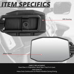 Universal UTV Side Foldable View Mirrors for Roll Cage Bar Mount