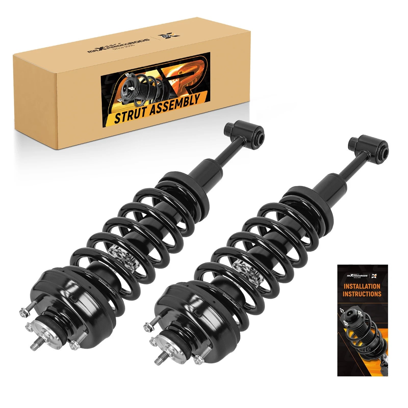 2pcs Front Left + Right Strut Spring for Ford Explorer Mercury Mountaineer (2004–2005)