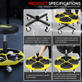 Adjustable Mechanics Roller Seat for Universal Use (15.74"-21.25")
