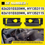 Interior Door Handle for Hyundai Accent (2007–2011) Front R+L Black