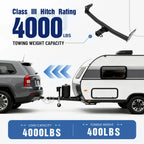 Class 3 Trailer Hitch 2" Receiver for Jeep Patriot Compass (2011–2017)