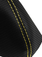 E Brake Boot Cover for Ford Escape (2005–2007) Yellow Stitch PVC Carbon
