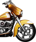 Klock Werks 6.5" Dark Smoke Flare Windshield for Harley FLHT FLHX (1996–2013)