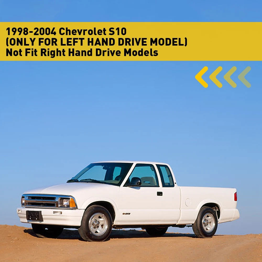 Dash Cover Mat for Chevy S10 (1998–2004) Black