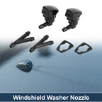 Windshield Washer Nozzle Set with Jet Hose Connector for Ford Edge (2007–2011)