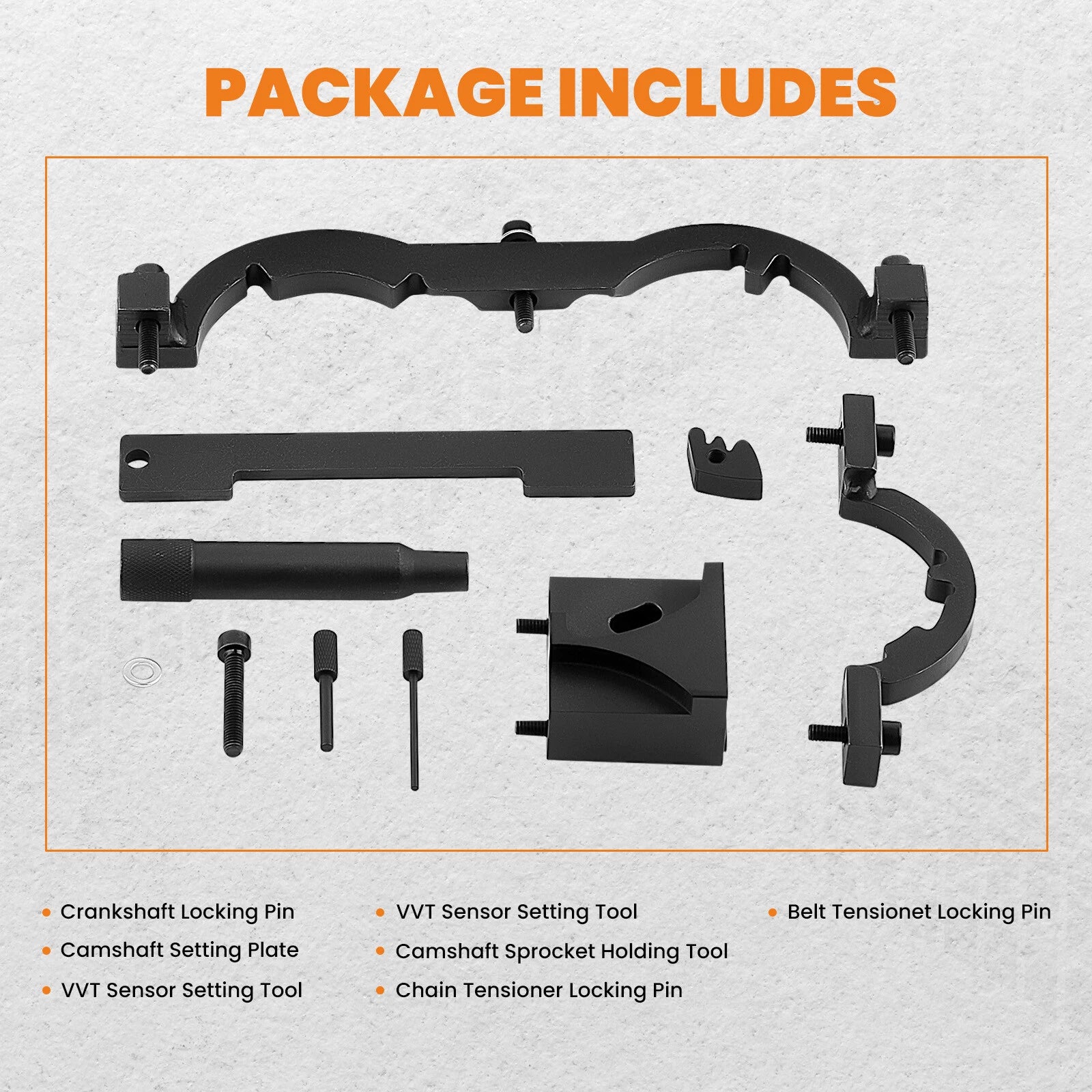 Turbo Engine Timing Locking Tools Set for Opel Vauxhall Chevrolet (1.0-1.4)
