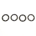 4 Pcs Front Axle Shaft Guide Rings for Jeep Wrangler (2007-2018)