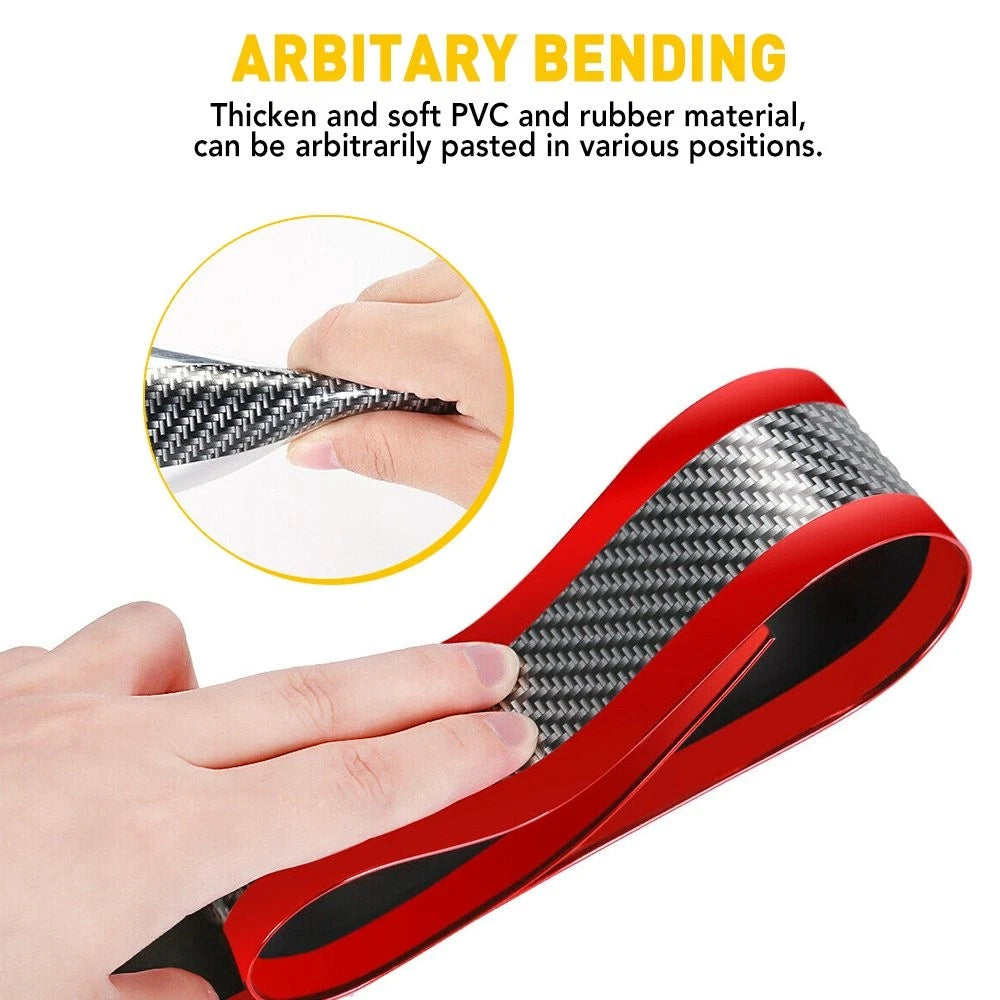 Carbon Fiber Door Sill Plate Scuff Cover for Make Model