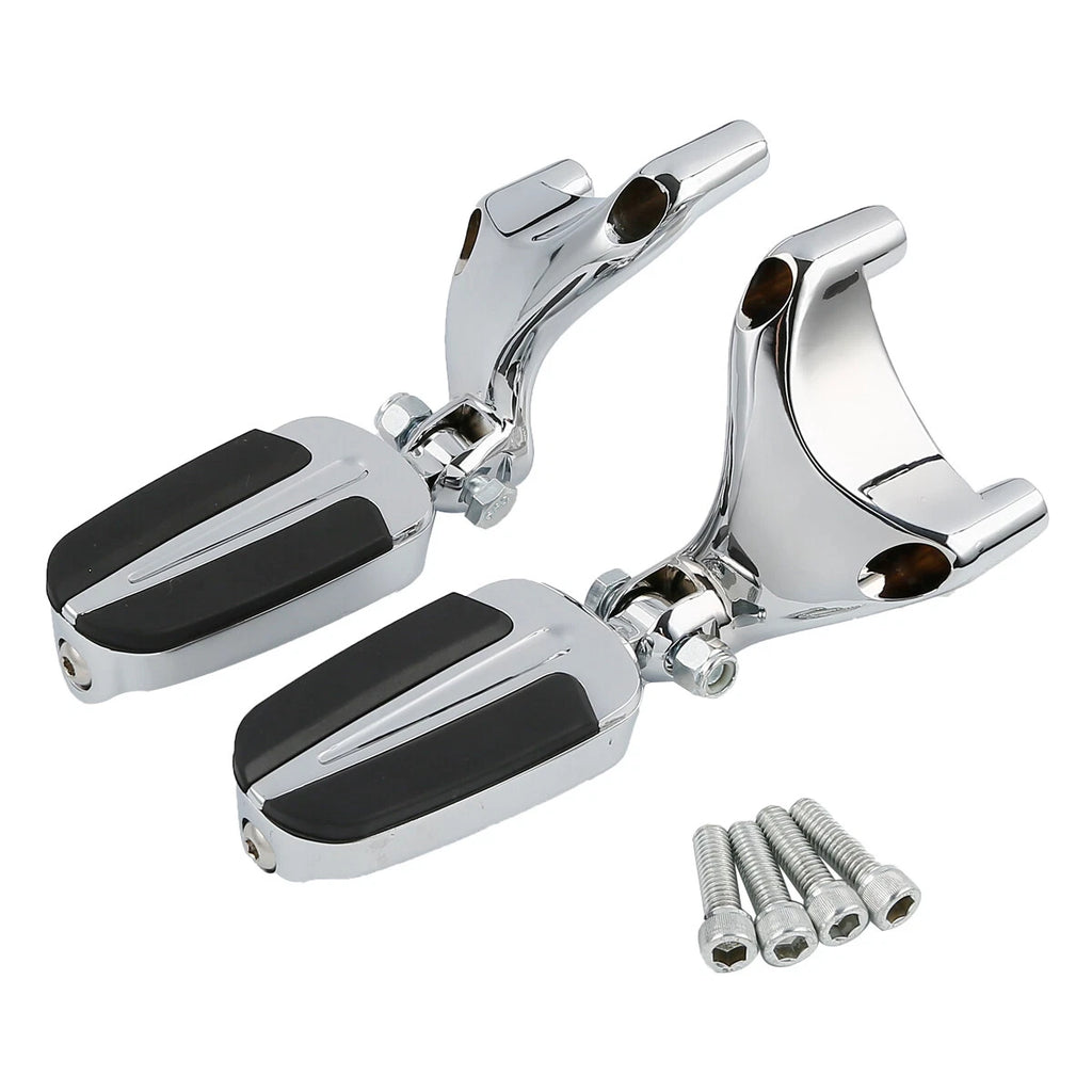 Chrome Passenger Footpegs for Harley Sportster 1200 883 (2004–2013)