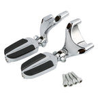 Chrome Passenger Footpegs for Harley Sportster 1200 883 (2004–2013)