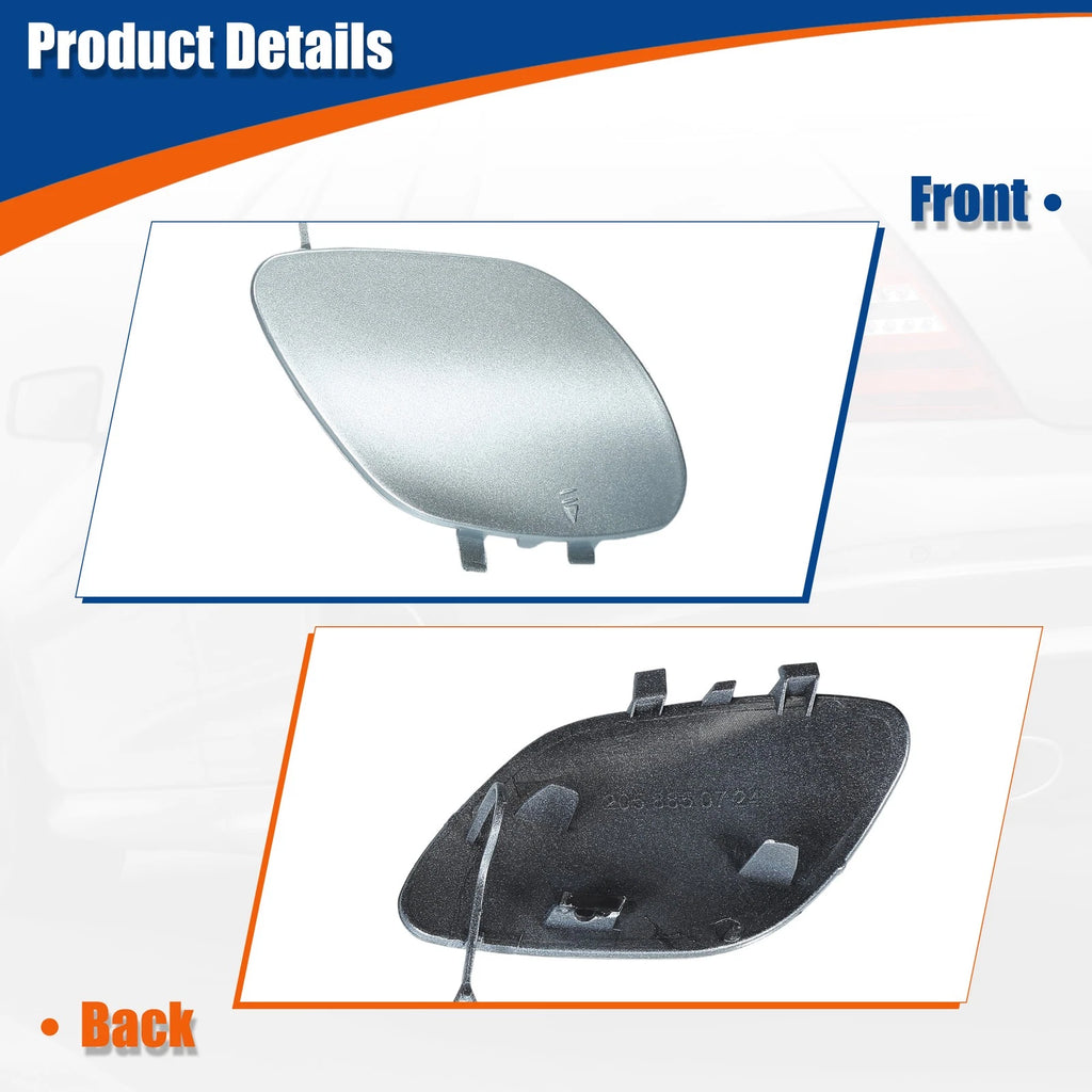 Tow Hook Cover for Mercedes-Benz (2015–2020) No.A2058850724 Diamond Silver