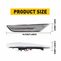 Front Side Marker Light for Infiniti G35 Sedan (2004–2006) White Amber EV