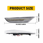 Front Side Marker Light for Infiniti G35 Sedan (2004–2006) White Amber EV