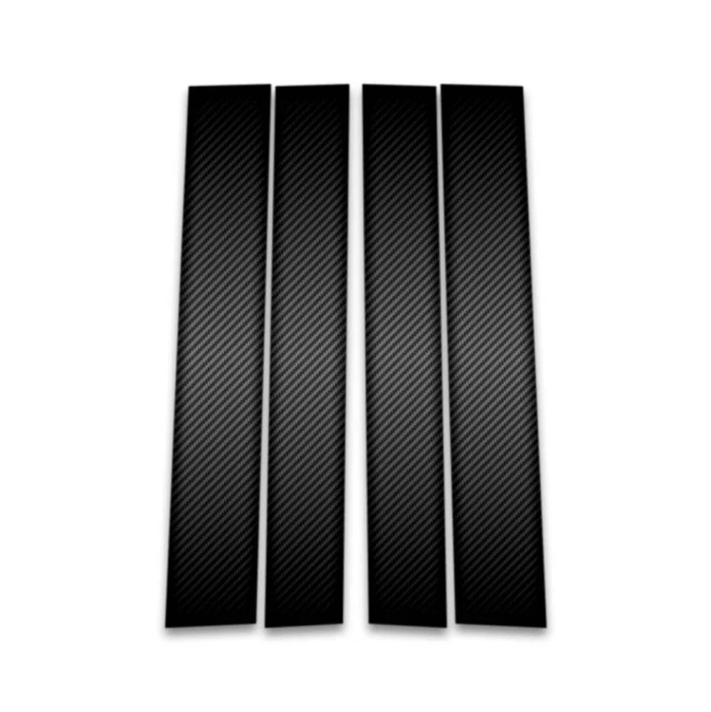 4pc Carbon Fiber Pillar Post Covers for Dodge Grand Caravan (2008–2023)