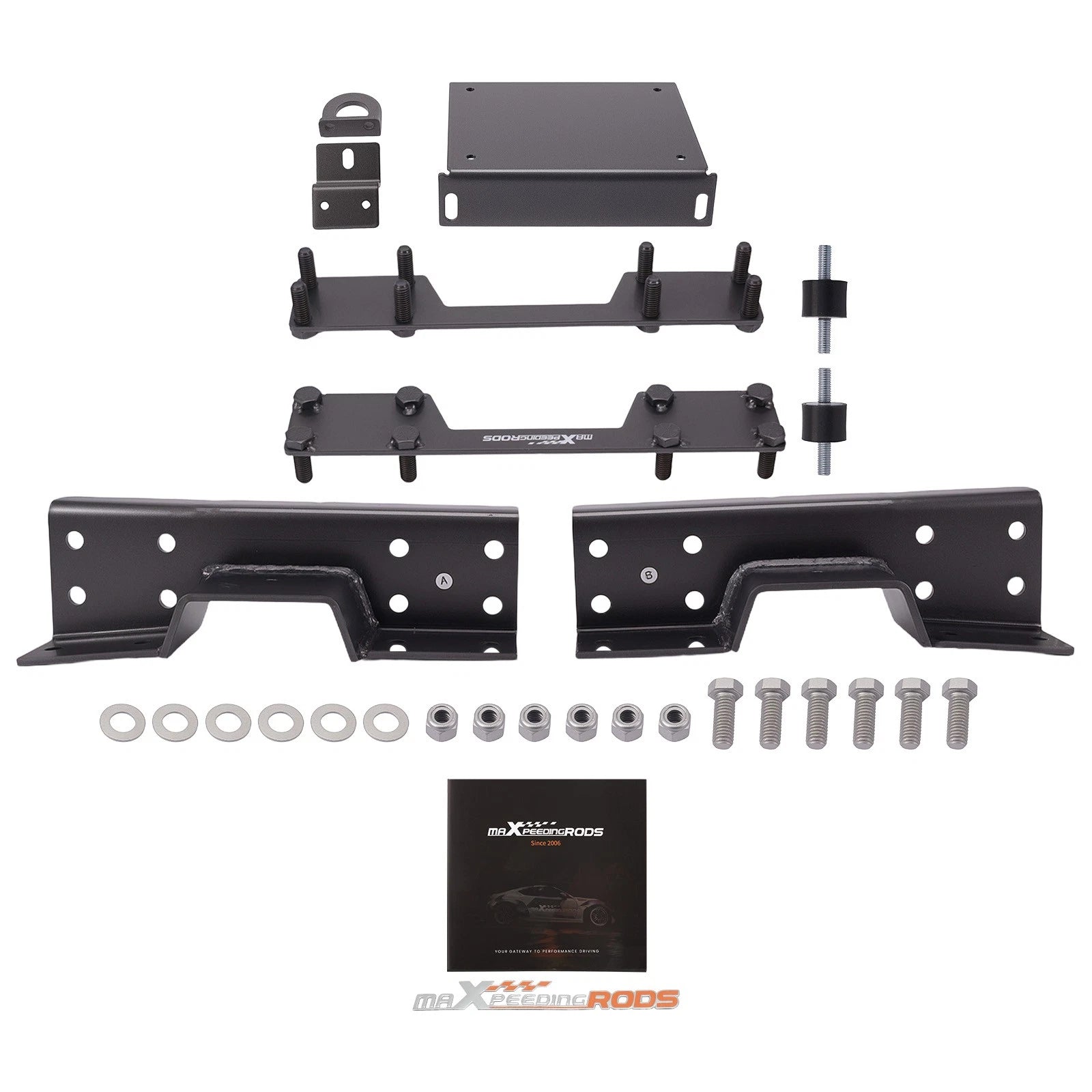 C-notch Frame Kit for Dodge Ram 1500 (2002–2008) Steel Powder Coated