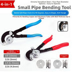 4 in 1 Manual Tube Bender Tool for Copper Aluminum Steel Pipes