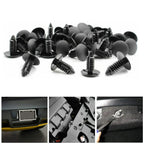 Shield Plastic Clips Retainer Fastener Rivets Black Accessory Replacement