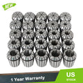 Set of 25 Spring Collets for CNC Engraving Machines (1/16-3/4 Inch)