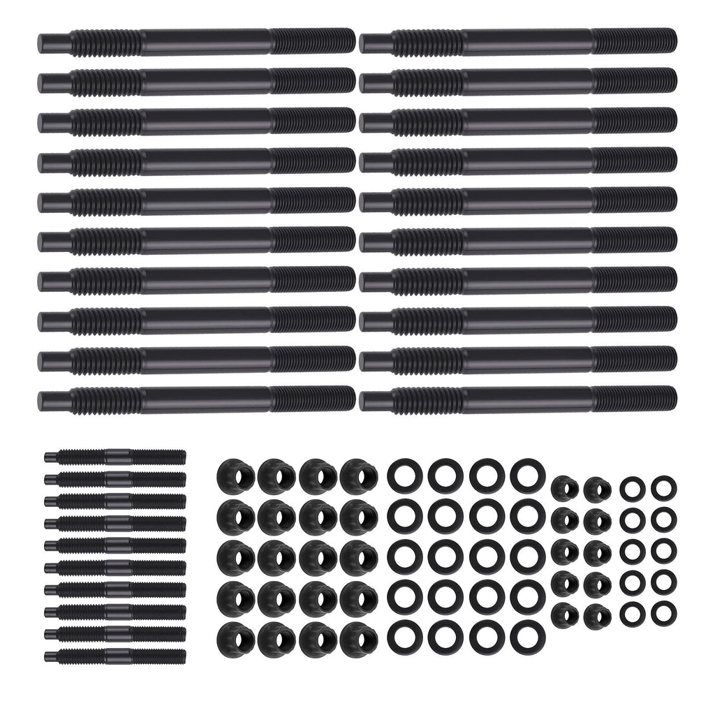 12-Point Cylinder Head Stud Kit & Nuts for Chevy Gen III/IV LS (2000–2023)