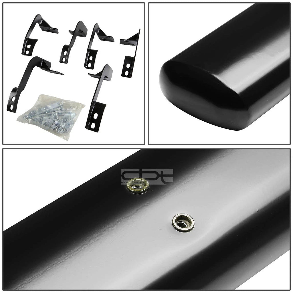 Set of 2 Black Oval Side Step Nerf Bars for Dodge Ram 1500 2009–2020