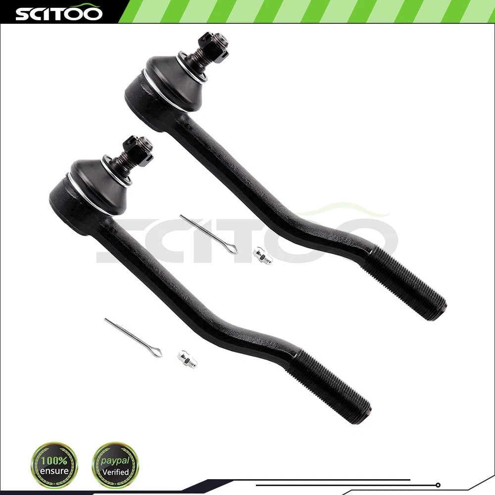 2X Front Tie Rod Ends ES2473R for Nissan 720 (1983–1986)
