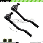 2X Front Tie Rod Ends ES2473R for Nissan 720 (1983–1986)