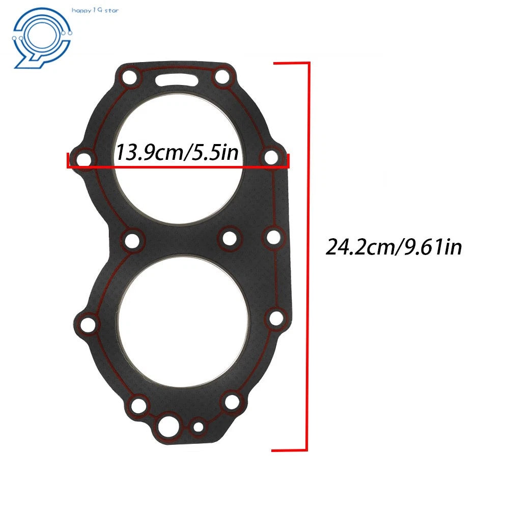Cylinder Head Gaskets for Yamaha 2-Stroke 40 HP Outboard (66T-11181-A2)