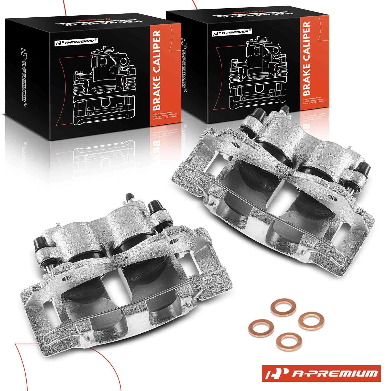 2X Front Brake Calipers with Bracket for Jeep Grand Cherokee (1999–2002)