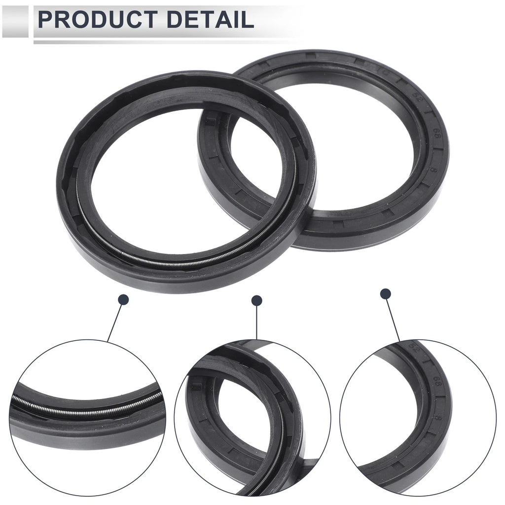 Set of 5 Oil Seal Ring for Rotary Shaft 52x68x8mm NBR Rubber