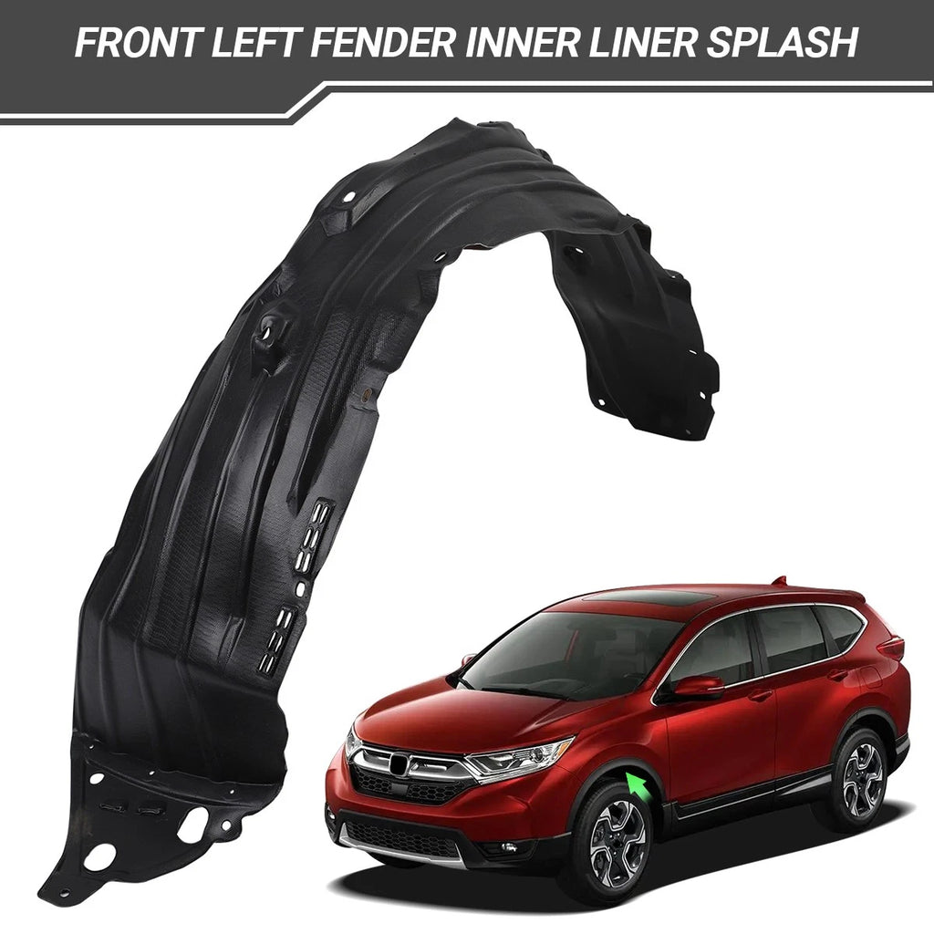 Set of 2 Fender Liners Splash Shields for Honda CR-V (2017–2022)