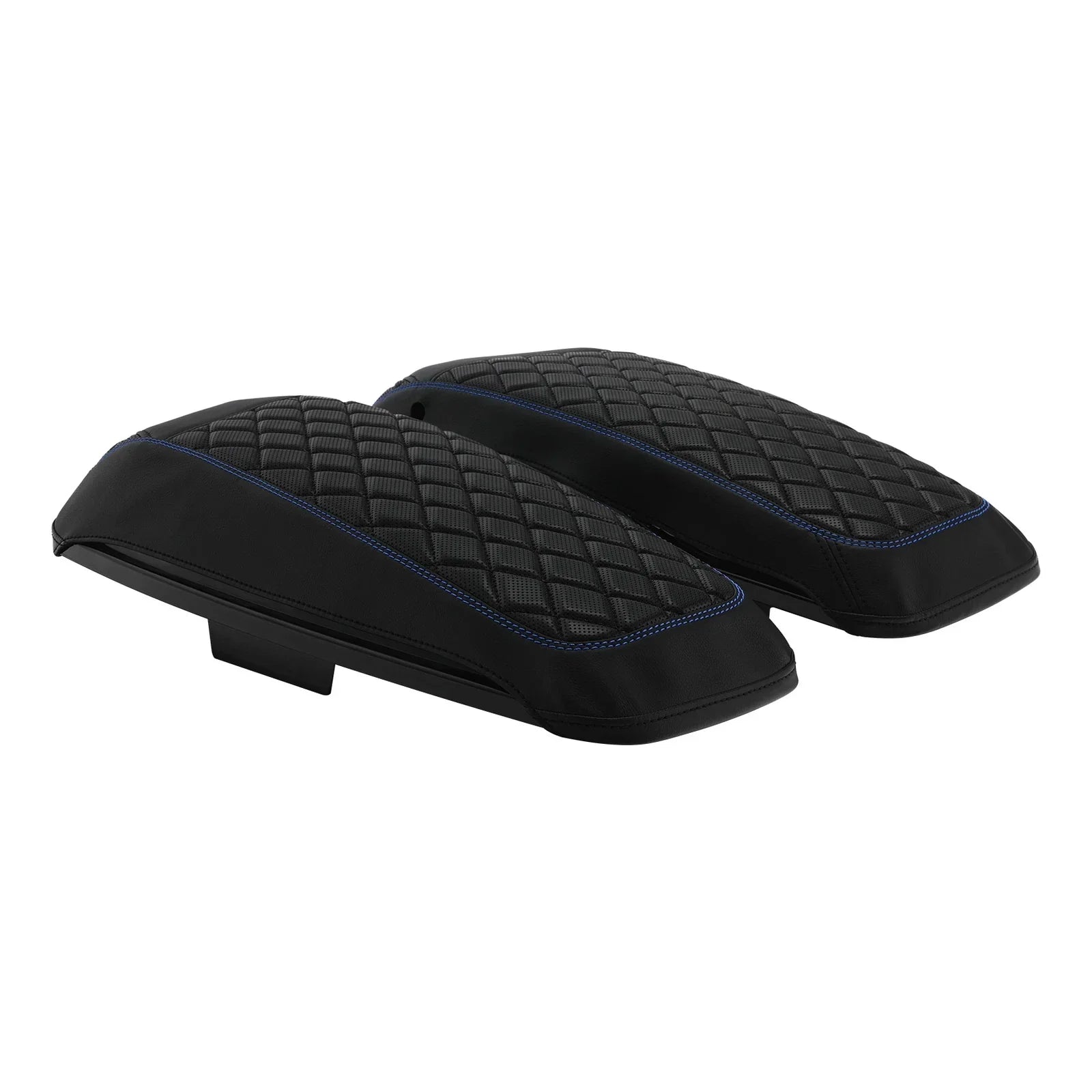 Saddlebag Lid Covers Black Blue for Harley Street Glide (2014-2023)
