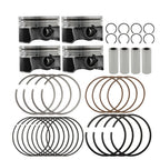 4X Pistons & Rings Assembly Φ21mm for VW Jetta AUDI A4 A5 (2008–2011)