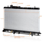 Aluminum 2-Row Radiator for Western Star 4900EX/4900FA/4900SA (2011–2012)