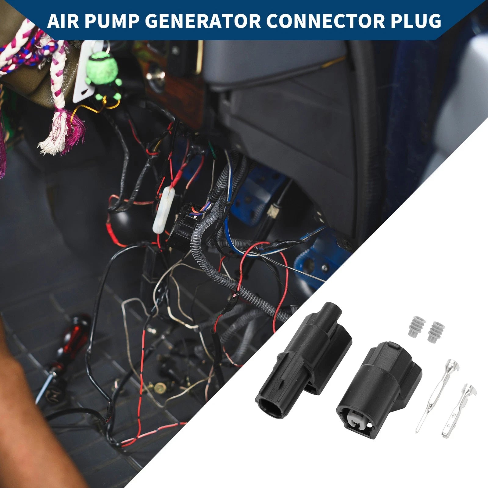 1 Pin Air Pump Connector Plug for Honda Fit (2007–2008)