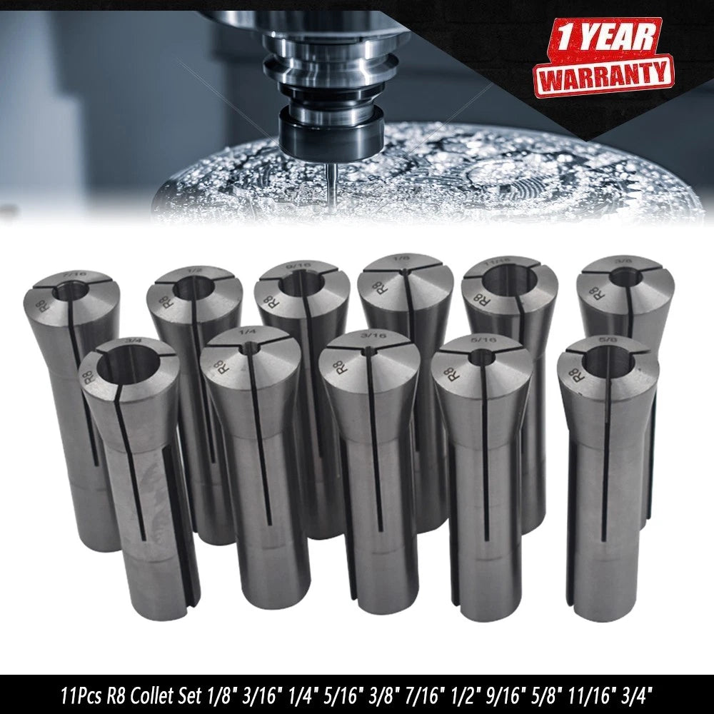 11Pc Collet Set for R8