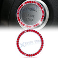 Shiny Red Crystal Push to Start Button for Car SUVs Vans (Universal 2000–2025)